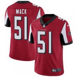 Nike Falcons #51 Alex Mack Red Team Color Youth Stitched NFL Vapor Untouchable Limited Jersey