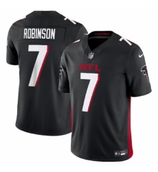 Toddler Atlanta Falcons 7 Bijan Robinson Black 2023 F U S E Vapor Untouchable Limited Stitched Football Jersey