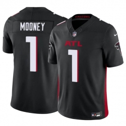 Youth Atlanta Falcons 1 Darnell Mooney Black 2024 F U S E  Vapor Untouchable Limited Stitched Football Jersey
