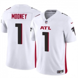 Youth Atlanta Falcons 1 Darnell Mooney White 2024 F U S E  Vapor Untouchable Limited Stitched Football Jersey
