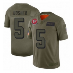 Youth Atlanta Falcons 5 Matt Bosher Limited Camo 2019 Salute to Service Football Jersey950