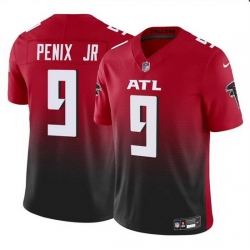Youth Atlanta Falcons 9 Michael Penix Jr Red Black 2024 Draft F U S E Vapor Untouchable Limited Stitched Football Jersey