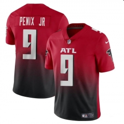 Youth Atlanta Falcons 9 Michael Penix Jr Red Black 2024 Draft Vapor Untouchable Limited Stitched Football Jersey