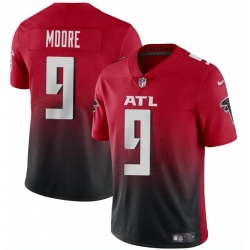Youth Atlanta Falcons 9 Rondale Moore Red Black Vapor Untouchable Limited Stitched Football Jersey