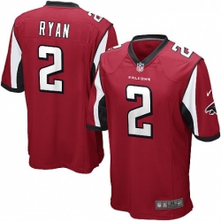 Youth Nike Atlanta Falcons 2 Matt Ryan Game Red Team Color NFL Jersey