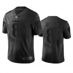 Baltimore Ravens 8 Lamar Jackson Men Nike Black NFL MVP Limited Edition Jersey