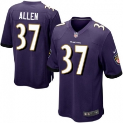 Men Nike Javorius Allen Baltimore Ravens Game Purple Team Color Jersey