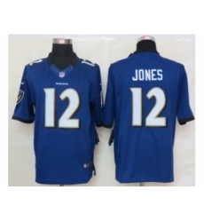 Nike Baltimore Ravens 12 Jacoby Jones purple Limited NFL Jersey