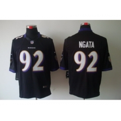 Nike Baltimore Ravens 92 Haloti Ngata Black Limited NFL Jersey