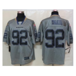 Nike Baltimore Ravens 92 Haloti Ngata Grey Elite Lights out NFL Jersey