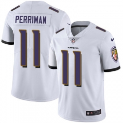 Nike Ravens #11 Breshad Perriman White Mens Stitched NFL Vapor Untouchable Limited Jersey