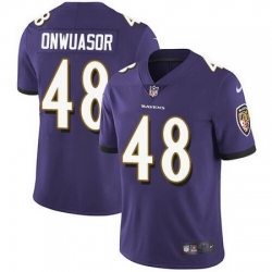 Nike Ravens 48 Patrick Onwuasor Purple Vapor Untouchable Limited Jersey