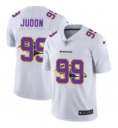 Nike Ravens 99 Matthew Judon White Shadow Logo Limited Jersey