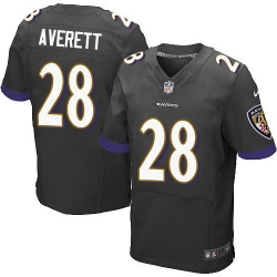 Nike Ravens Anthony Averett Black Elite Jersey