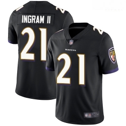 Ravens 21 Mark Ingram II Black Alternate Men Stitched Football Vapor Untouchable Limited Jersey