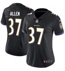 Women Javorius Allen Baltimore Ravens Limited Black Alternate Jersey