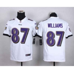 nike youth nfl jerseys baltimore ravens 87 williams white[nike]