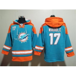 Men-27s-Miami-Dolphins--2317-Jaylen-Waddle-Aqua-Lace-Up-Pullover-Hoodie-587-36979