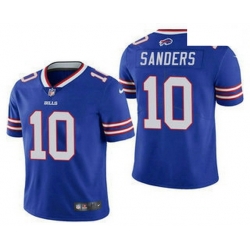 Men Buffalo Bills 10 Emmanuel Sanders Royal Blue 2020 Vapor Untouchable Stitched NFL Nike Limited Jersey