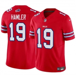 Men Buffalo Bills 19 KJ Hamler Red 2024 F U S E  Vapor Untouchable Limited Stitched Football Jersey