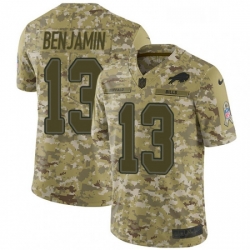 Mens Nike Buffalo Bills 13 Kelvin Benjamin Limited Camo 2018 Salute to Service NFL Jersey