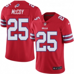 Mens Nike Buffalo Bills 25 LeSean McCoy Limited Red Rush Vapor Untouchable NFL Jersey