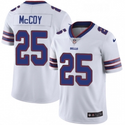 Mens Nike Buffalo Bills 25 LeSean McCoy White Vapor Untouchable Limited Player NFL Jersey