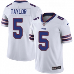 Mens Nike Buffalo Bills 5 Tyrod Taylor White Vapor Untouchable Limited Player NFL Jersey