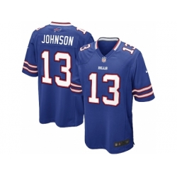 Nike Buffalo Bills 13 Steve Johnson blue Game NFL Jersey