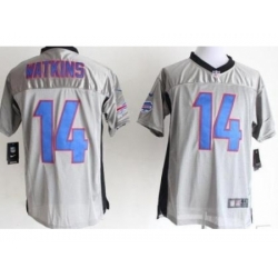 Nike Buffalo Bills 14 Sammy Watkins Grey Elite Shadow NFL Jersey