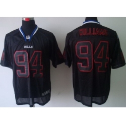 Nike Buffalo Bills 94 Mario Williams Black Elite Light Out NFL Jersey