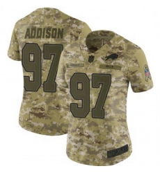 Women Buffalo Bills Mario Addison Camo Limited 2018 Salute To Service Jersey By Nike