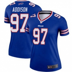 Women Buffalo Bills Mario Addison Royal Legend Jersey By Nike