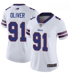 Women Nike Bills 91 Ed Oliver White Women Vapor Untouchable Limited Jersey