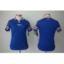 Women Nike Buffalo Bills Blank Blue Color Limited Jerseys