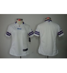 Women Nike Buffalo Bills Blank White Color Limited Jerseys