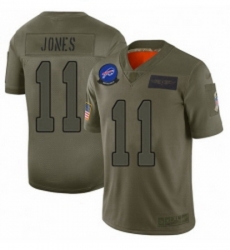 Womens Buffalo Bills 11 Zay Jones Limited Camo 2019 Salute to Service Football Jersey