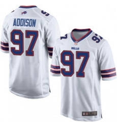 Youth Buffalo Bills Mario Addison White Game Jersey By Nike