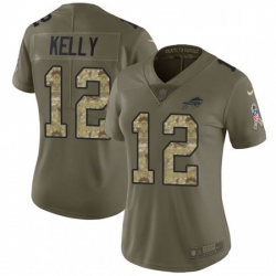 Youth Nike Buffalo Bills 12 Jim Kelly Limited Red Rush Vapor Untouchable NFL Jersey