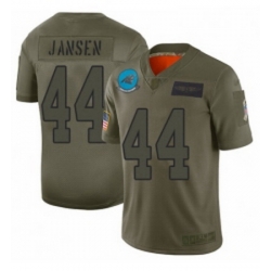 Men Carolina Panthers 44 JJ Jansen Limited Camo 2019 Salute to Service Football Jersey