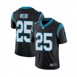 Mens Carolina Panthers 25 Eric Reid Black Team Color Vapor Untouchable Limited Player Football Jersey