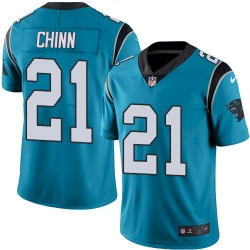 Nike Carolina Panthers 21 Jeremy Chinn Blue Alternate Stitched NFL Vapor Untouchable Limited Jersey