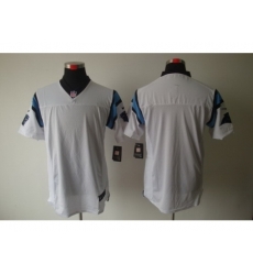 Nike Carolina Panthers Blank White Elite NFL Jersey