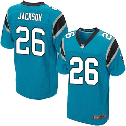 Nike Panthers #26 Donte Jackson Blue Alternate Mens Stitched NFL Elite Jersey