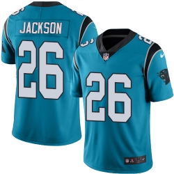 Nike Panthers #26 Donte Jackson Blue Mens Stitched NFL Limited Rush Jersey