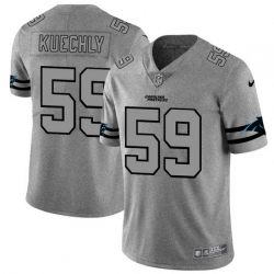 Nike Panthers 59 Luke Kuechly 2019 Gray Gridiron Gray Vapor Untouchable Limited Jersey