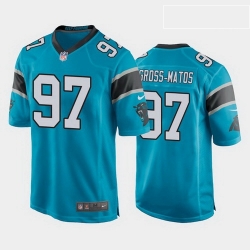 men yetur gross matos carolina panthers blue game jersey