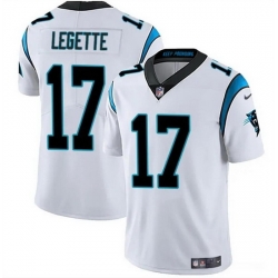 Youth Carolina Panthers 17 Xavier Legette White Vapor Limited Stitched Football Jersey