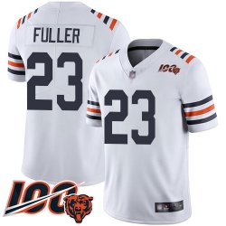 Men Chicago Bears 23 Kyle Fuller White 100th Season Limited Football Jersey