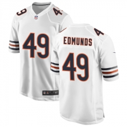 Men Chicago Bears 49 Tremaine Edmunds White Vapor untouchable Limited Stitched Jersey